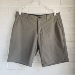 Bonobos Mens Shorts 9 Inch Stretch Green Gray Size 35